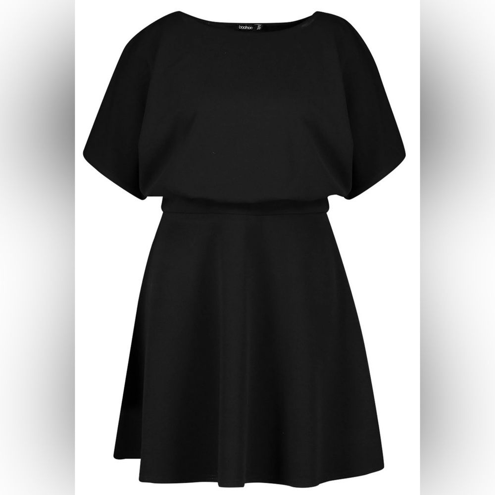 59. Plus Blouson Skater Dress in Pink from Boohoo NWT size 22 - Picture 4 of 7